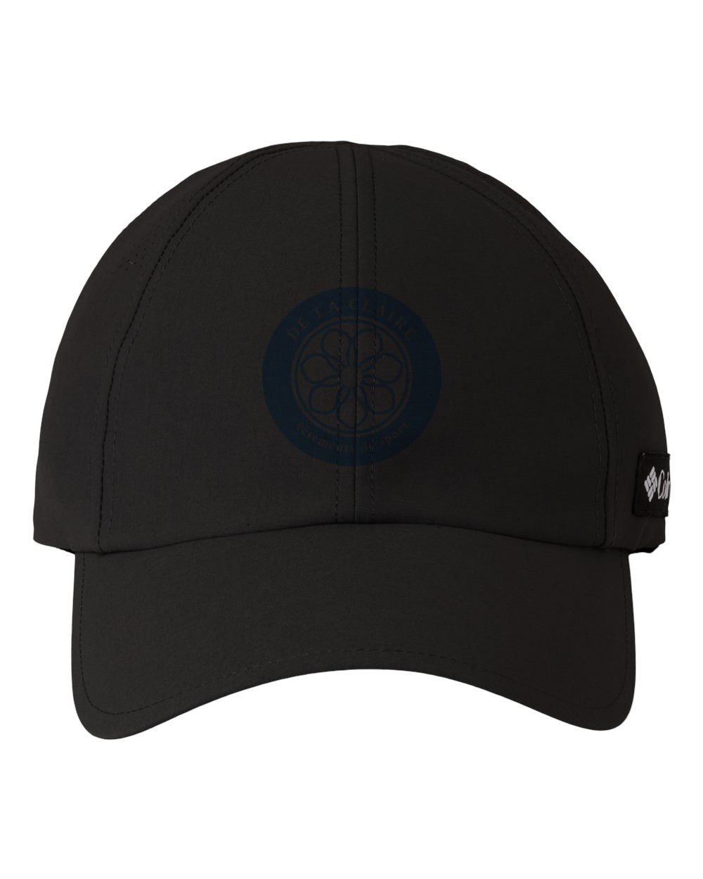 Badge Cap — Columbia, Black, printed badge in Black