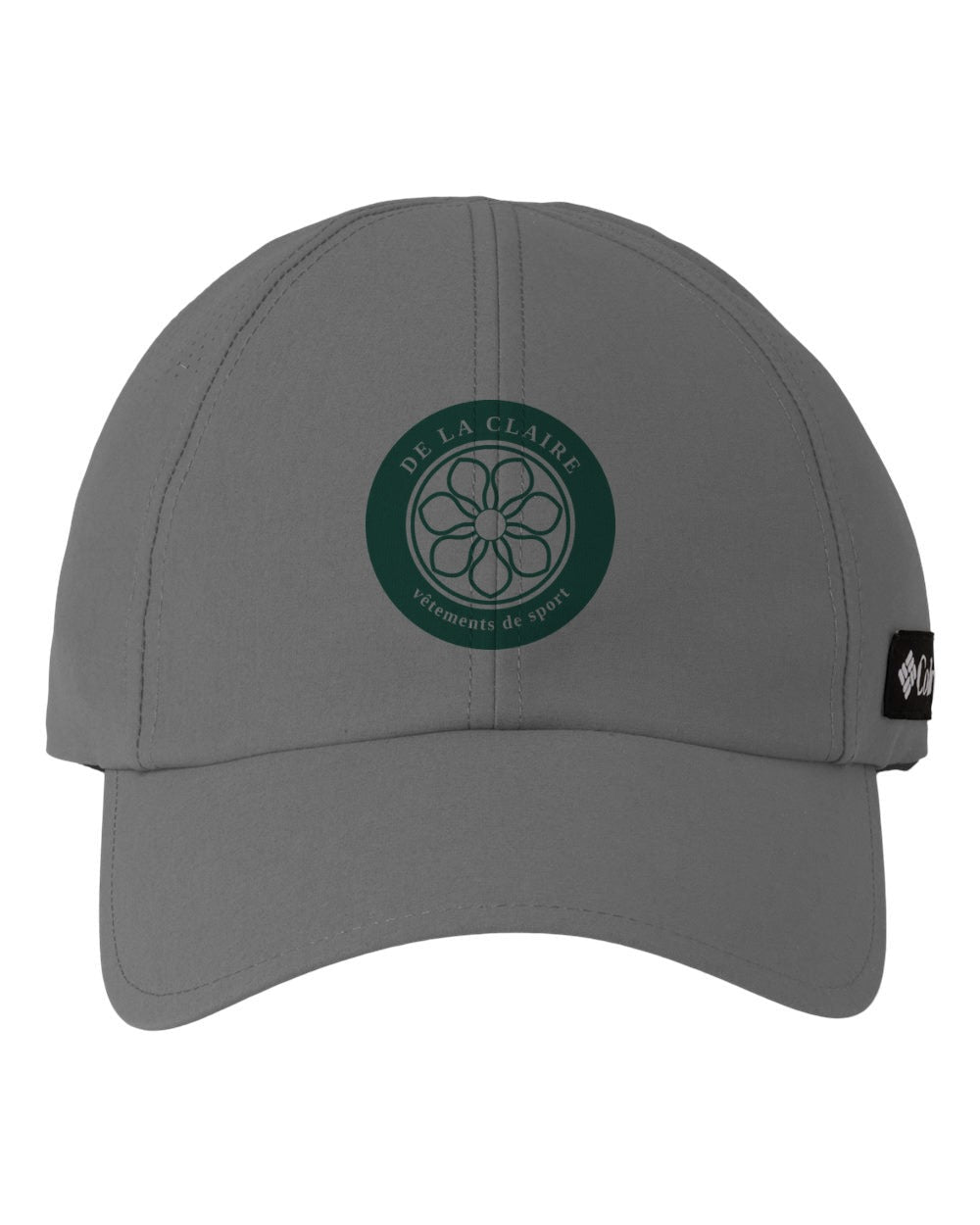 Badge Cap — Columbia, City Grey, printed badge in Green