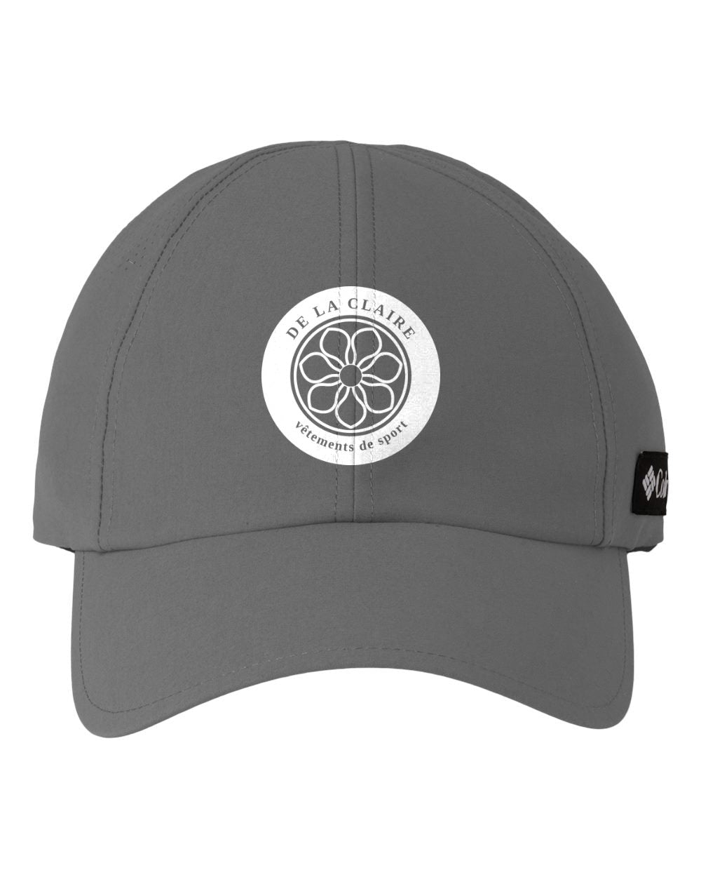 Badge Cap — Columbia, City Grey, printed badge in White