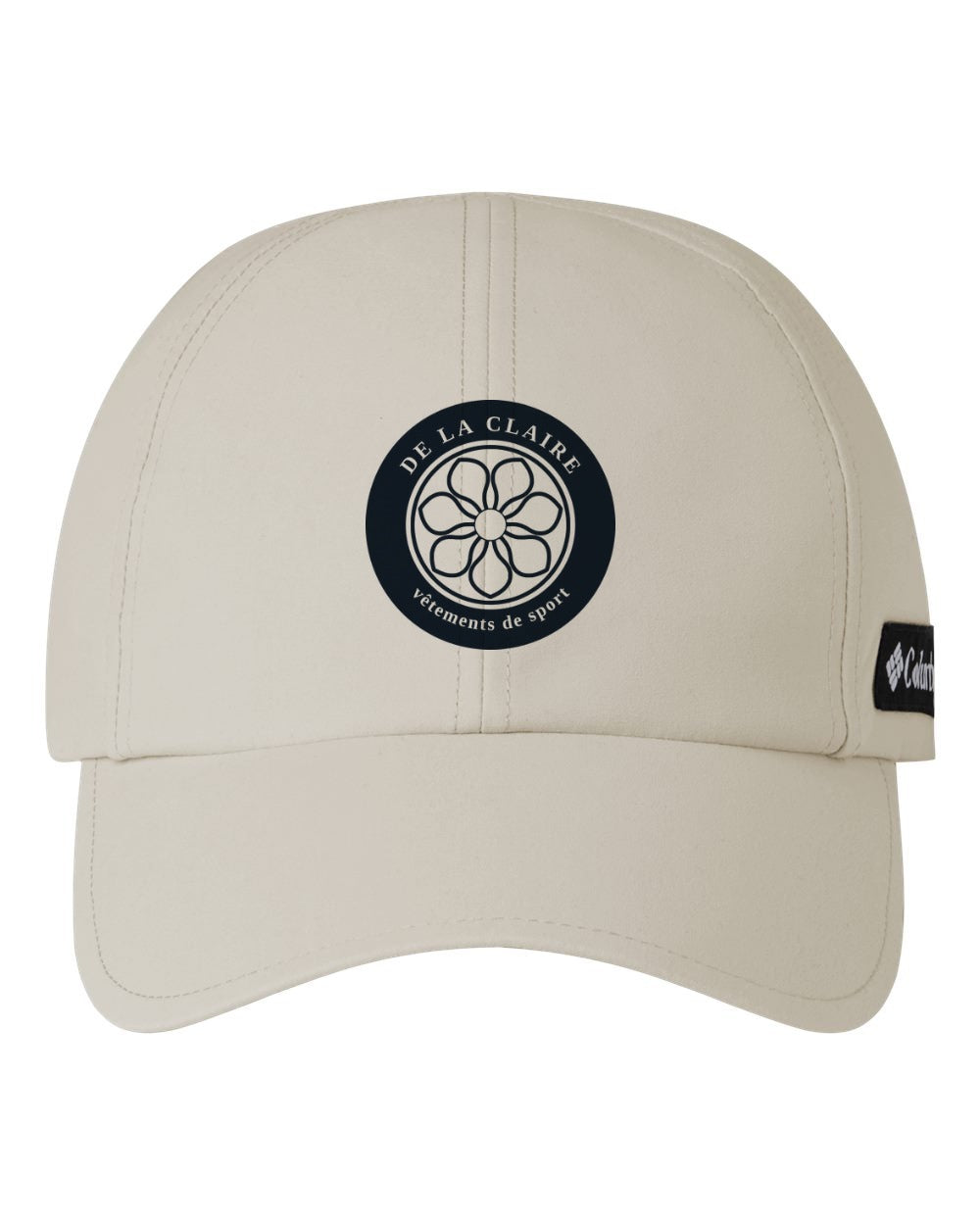 Badge Cap — Columbia, Fossil, printed badge in Black