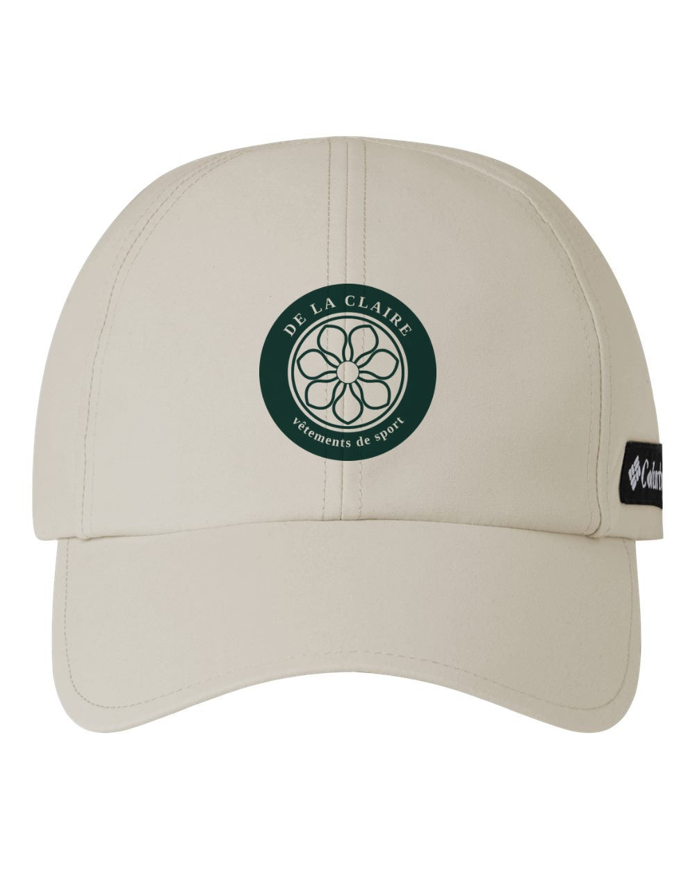 Badge Cap — Columbia, Fossil, printed badge in Green