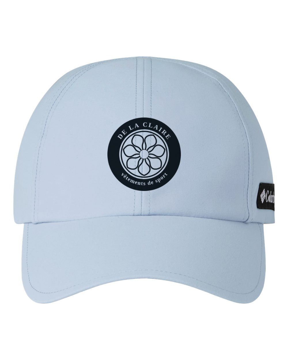 Badge Cap — Columbia, Whisper, printed badge in Black