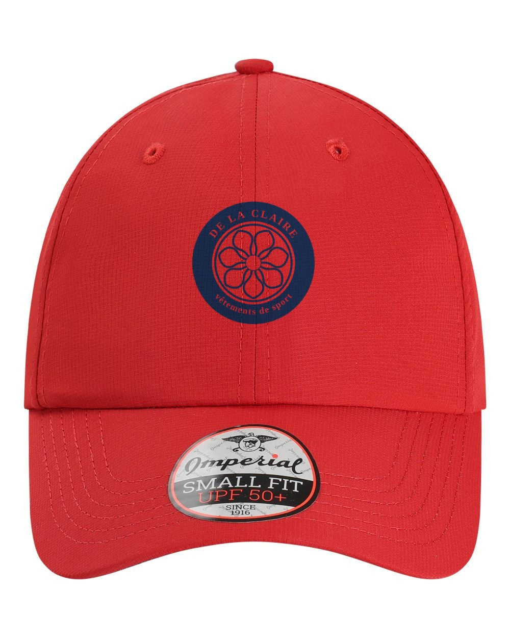 Badge Cap — Imperial, Red, printed badge in Navy