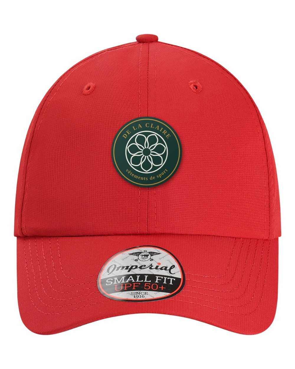 Badge Cap — Imperial, Red, silicone badge