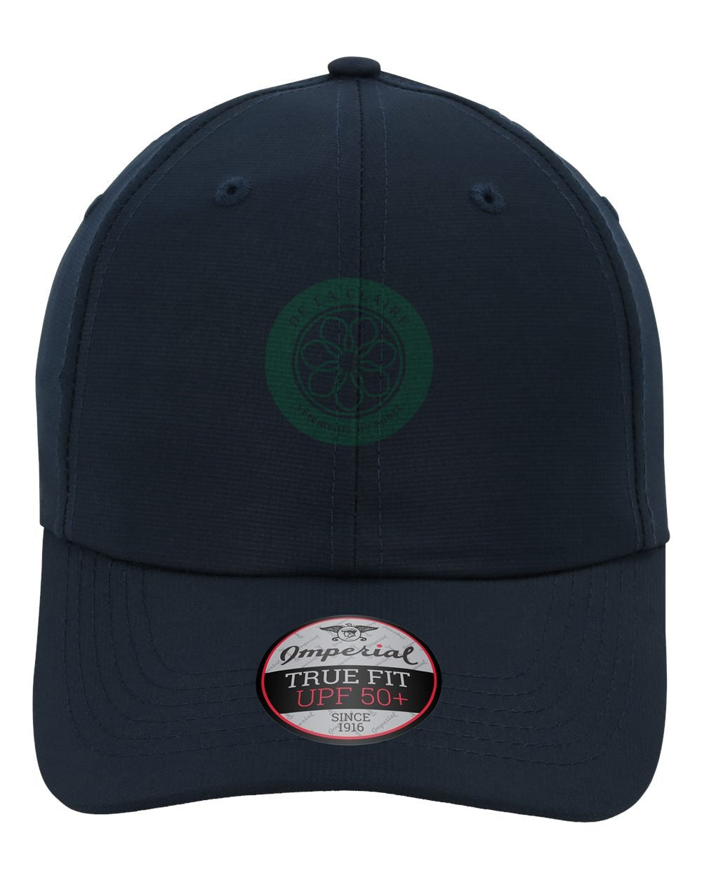 Badge Cap — Imperial, Navy, printed badge in Green