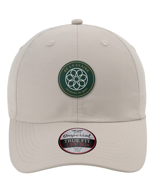 Badge Cap — Imperial, Beige, silicone badge