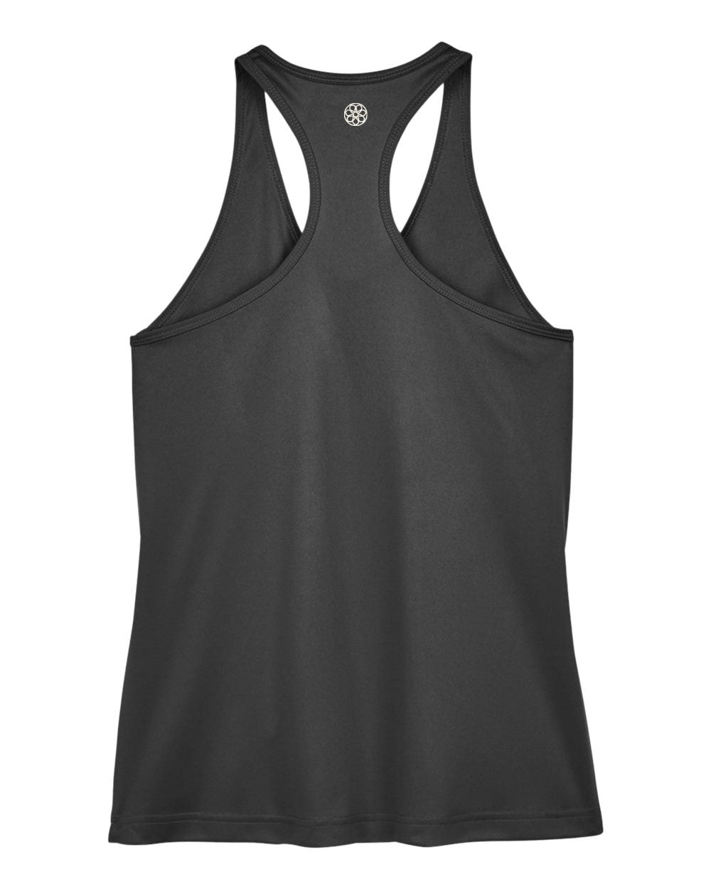 Performance Racerback Tank in Black, back