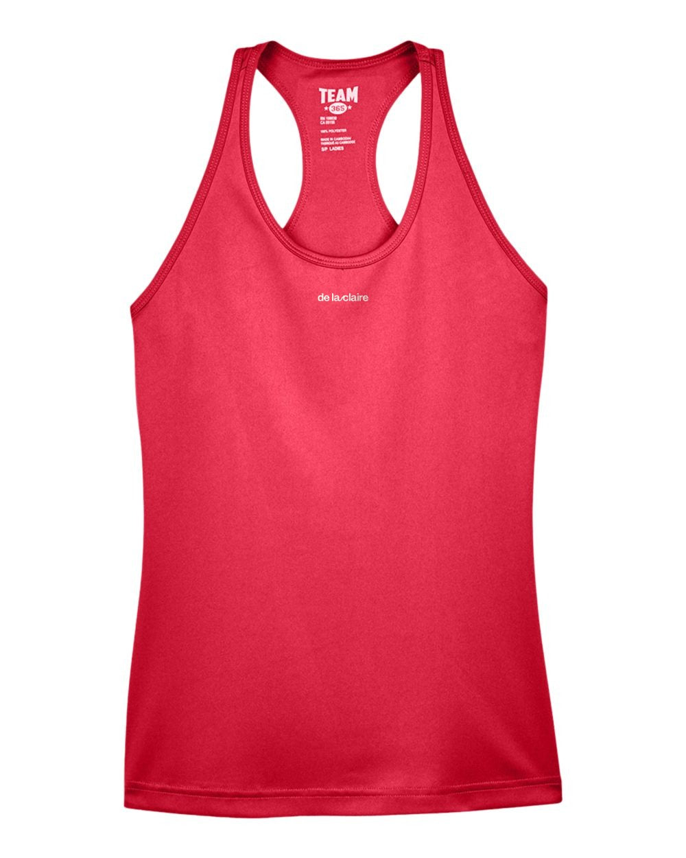 Performance Racerback Tank in Sport Red, front