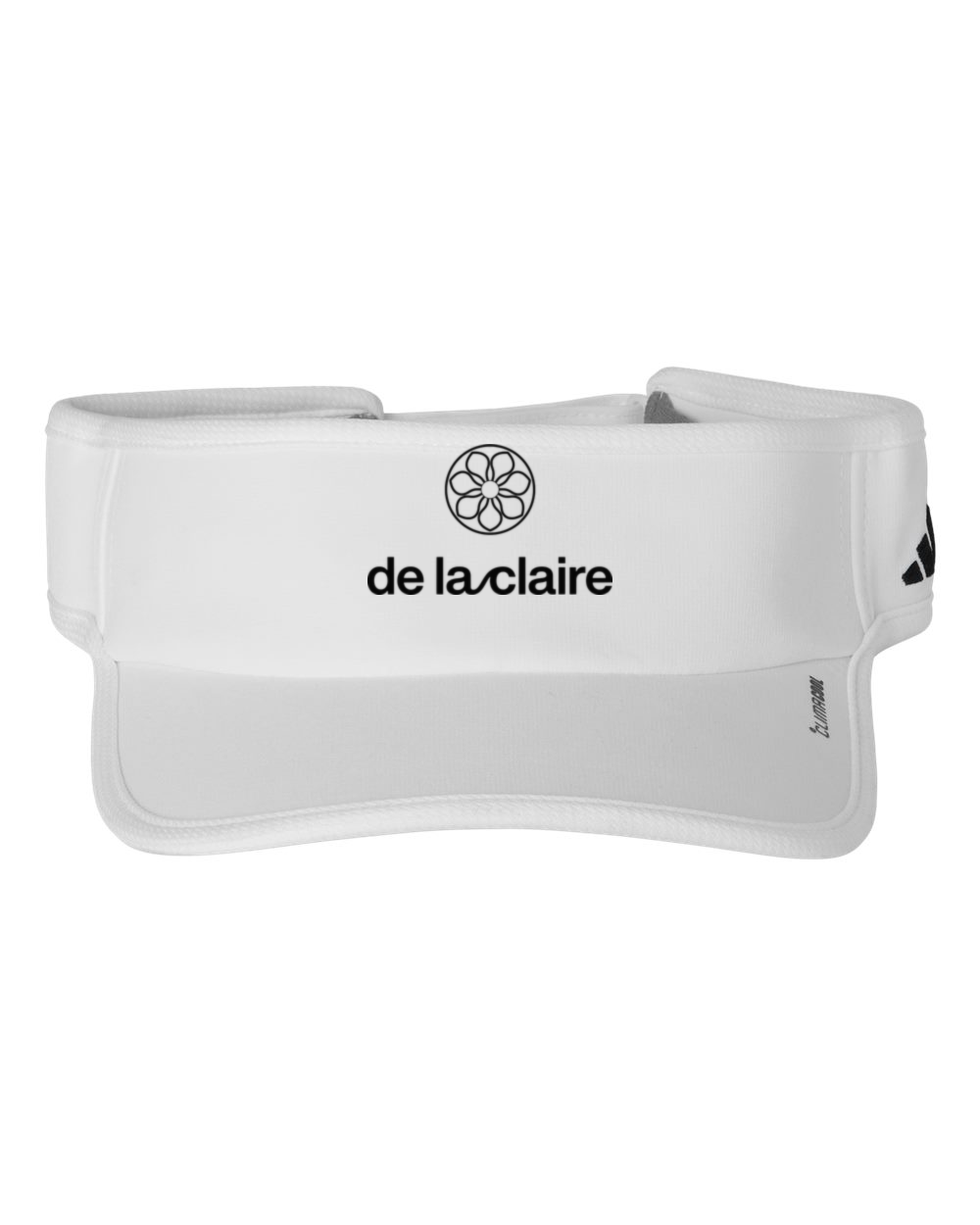 De La Claire magnolia wordmark in white on black